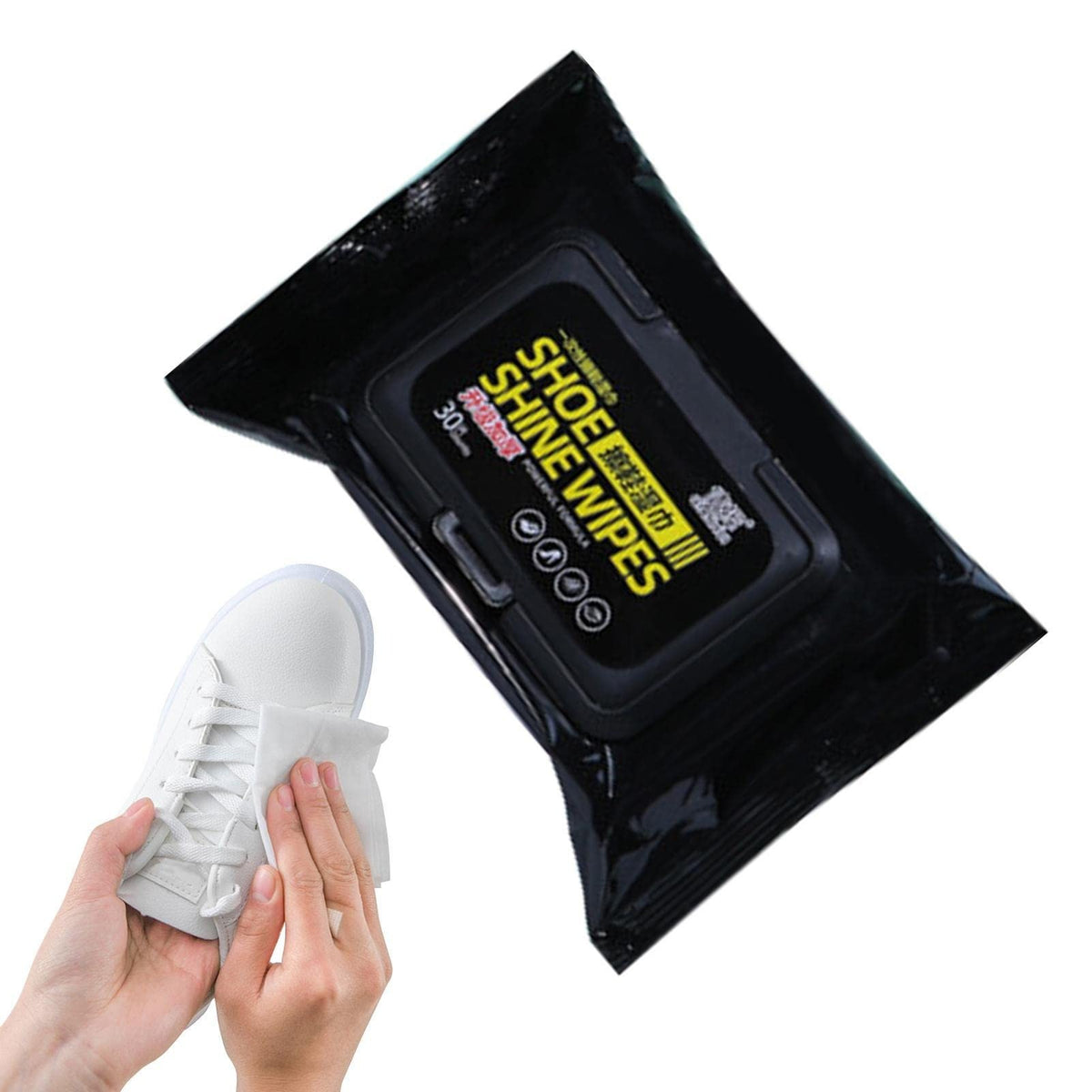 Shoe Wipes | 80 Pcs Instant Cleaner | Quick Dirt & Stain Removal | Shoe Cleaning Kit