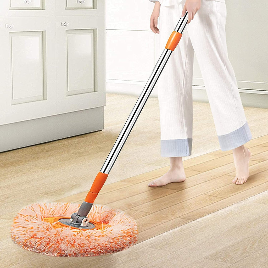Extendable Telescopic Mop With Detachable Microfiber Cloth Head Durable Lightweight Adjustable Practical Choice For Efficient Home And Office Cleaning