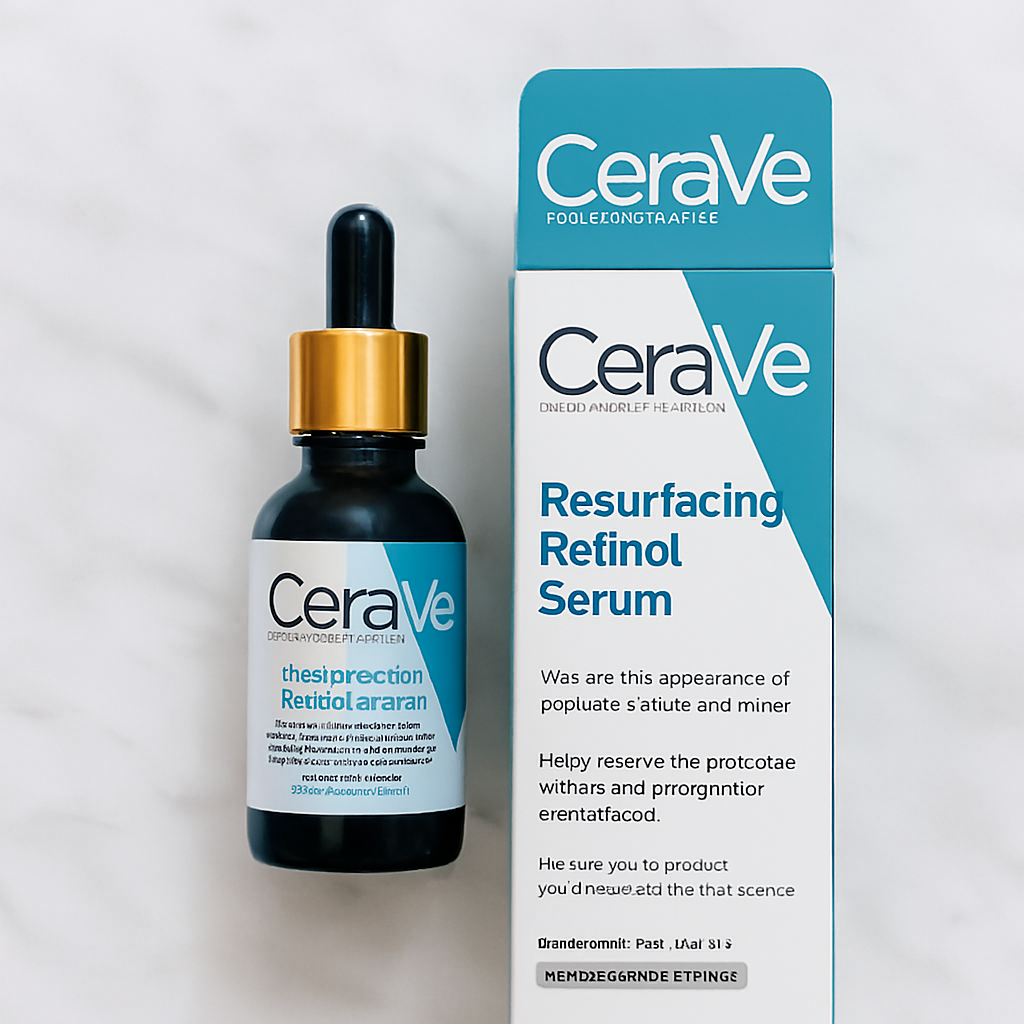 Cerave Resurfacing Retinol Serum 30ml – Gentle Face Serum For Smoother Skin Texture, Reduces Post Acne Marks, And Restores Healthy Radiant Complexion