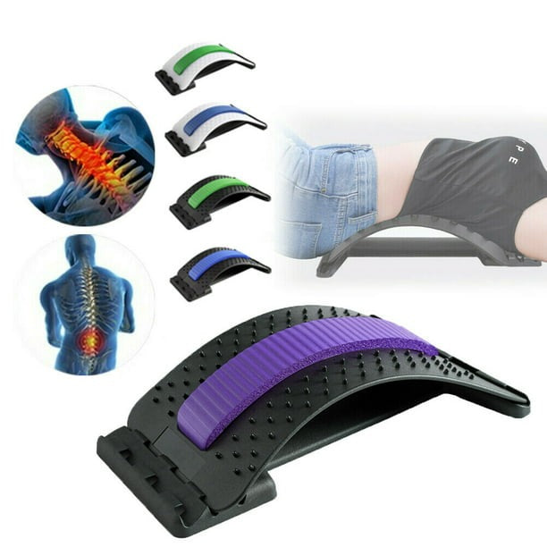 Chiropractic Magic Back Stretcher | Lumbar Massage Support | Spine Pain Relief | Posture Corrector