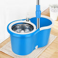 360 Degree Rotating Spin Mop with Stainless Steel Bucket  | 360 Degree Rotating Microfiber Mop Head | Home & Office Floor Cleaning Tool