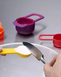 Measuring Cup And Spoon Set 6Pcs Random Colors
