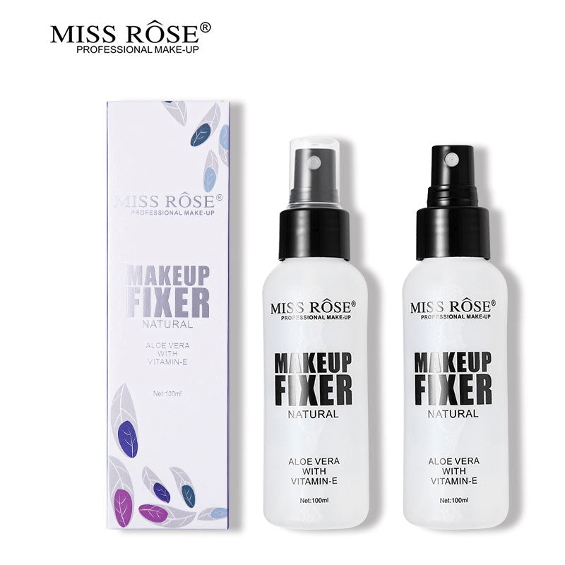 Miss Rose Natural Aloe Vera Vitamin E Makeup Fixing Spray 100ml Hydrating Long Lasting Mist Suitable For All Skin Types