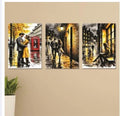 Set Of 3 Wall Art Wooden Phototile Frames For Wall Decor Providing Beautiful Spiritual Designs