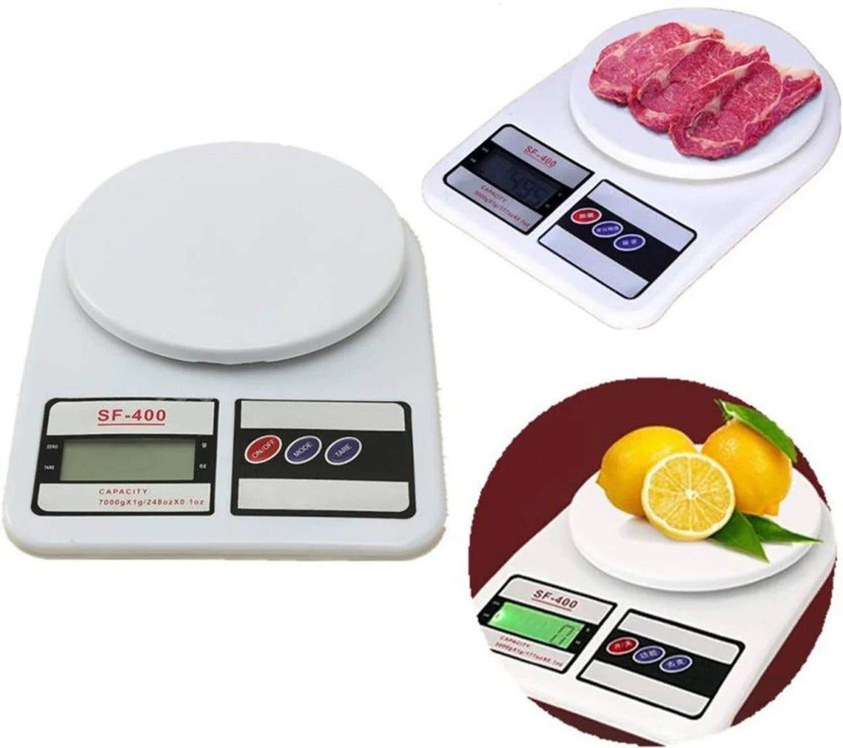 Digital Kitchen Weight Scale | 10 kg Capacity | Measures in g & oz | Without LED