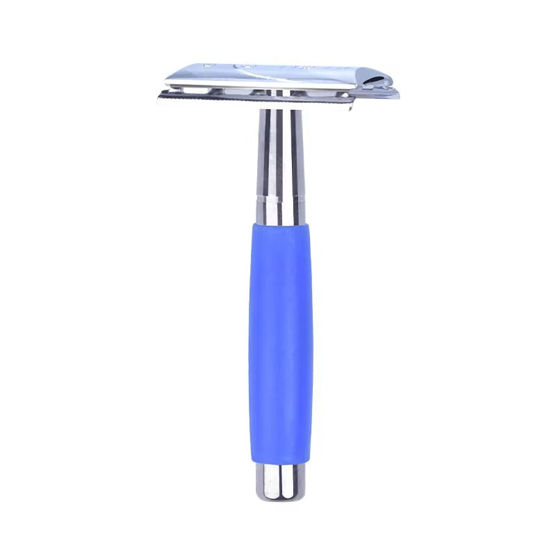 ALSHABAB Double Edge Safety Razor Eco-Friendly Reusable Men'S Morning Grooming Shaving Carbon Steel Blades Personal Care