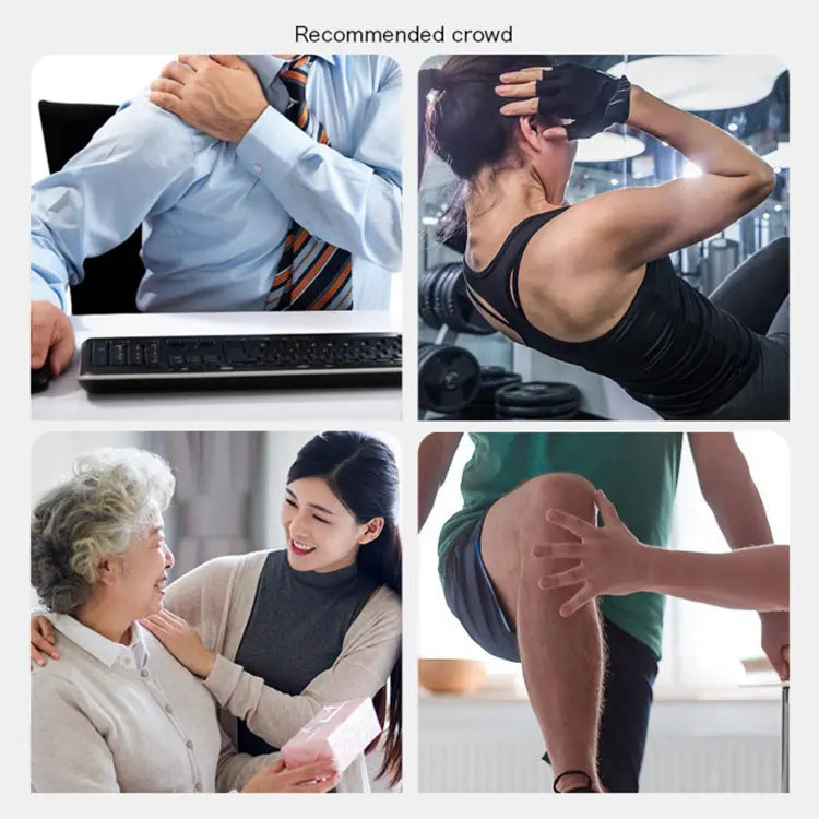 Handheld Massage Gun Deep Tissue Muscle Massager With 12 Massage Heads