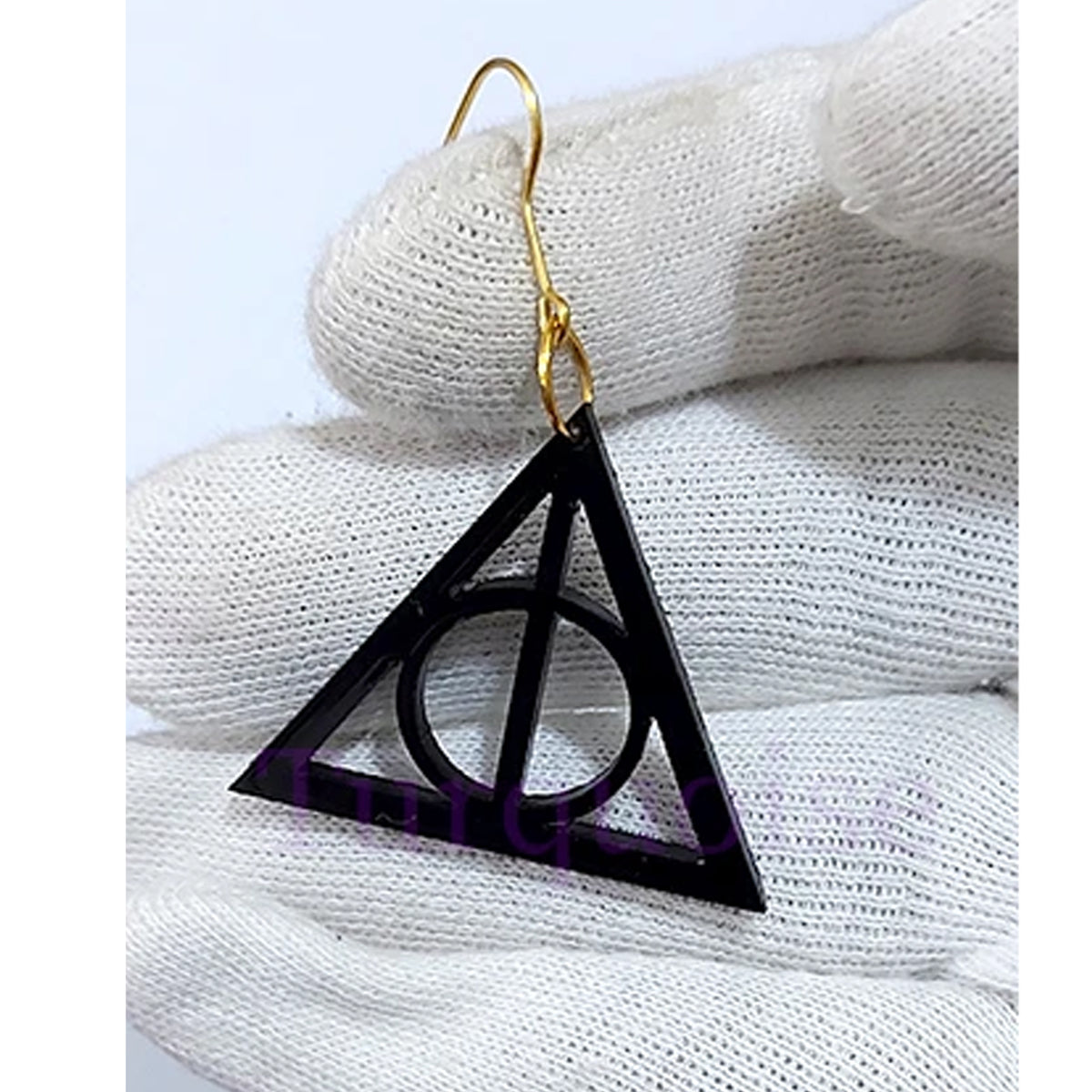 Harry Potter Logo Sign Very Light Weight Earrings For Harry Potter Fans
