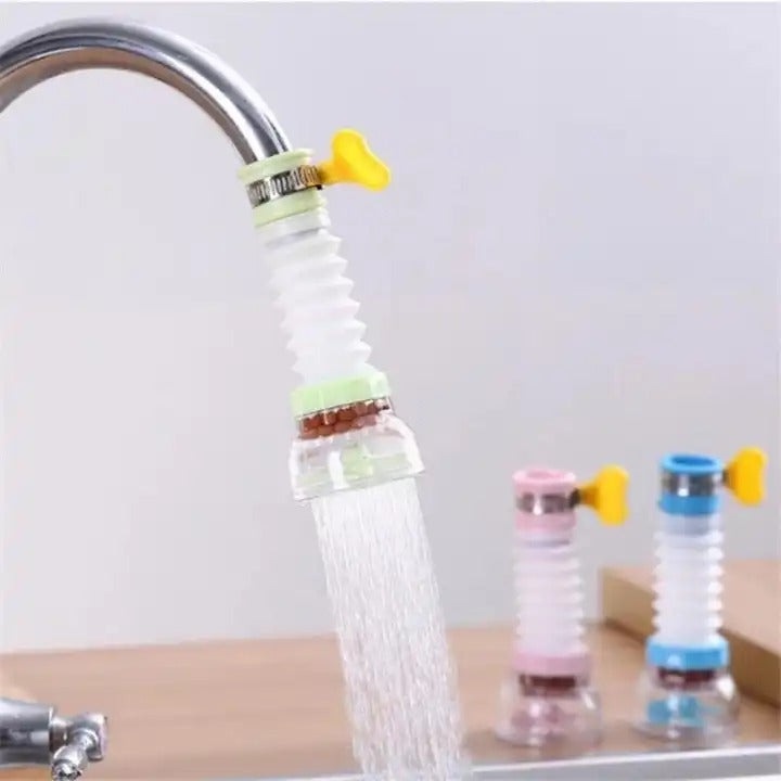 Kitchen Shower Splash Fan Faucet With Clip Water-saving Filter tap nozzle extended  Each ( Random Color )
