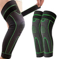 Adjustable Compression Knee Support Sleeves with Elastic Strap (1 Pair)