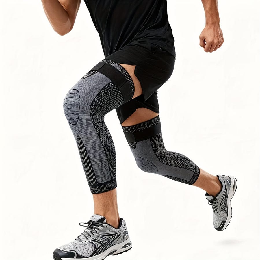 1 Pair - Knee Compression Support Sleeve Elastic Knee Brace For Pain Relief Sports Protection And Joint Stability (Random Color)
