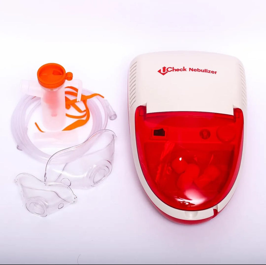 U Check Nebulizer Machine – Compact Inhaler for Infants, Children & Adults with Nebulizer Mask and Accessories