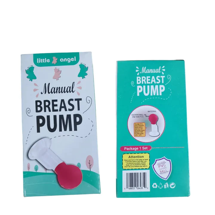Manual Breast Pump Baby Feeding Pump – Portable Hand Breast Milk Extractor