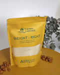 Herbal Heritage WEIGHT-RIGHT Natural Mass Gainer – Organic Dietary Supplement for Healthy Weight Gain (100g)
