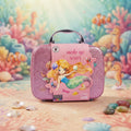Mermaid 2-In-1 Makeup And Jewelry Case For Kids - Toy Accessory Designed For Makeup Storage And Daily Playtime Routine