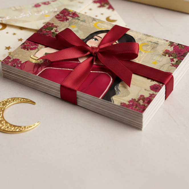 Eidi Card Pack of 9 – Festive Money & Gift Giving Cards for Eid