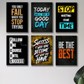 Set of 6 Premium Wall Art Photo Tiles – Modern Home Decor Sets 8x11