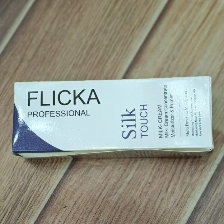 FLiCKA Silk Touch 3‑in‑1 Moisturizer & Primer | Hydrating, Lightweight, Long‑Lasting | Pore Minimizer | 60g