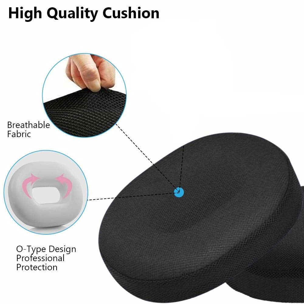 Orthopedic Memory Foam Donut Ring Seat Cushion – Coccyx & Tailbone Pain Relief Chair Cushion for Office Chair, Car Seat, Wheelchair, Pregnancy & Hemorrhoid Support