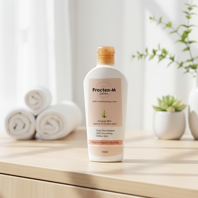 Procten M Lotion Gentle Formula Smooth Application Nourishes Skin Provides Comfort Hydrates Effectively And Supports Daily Skincare Needs - 100ml