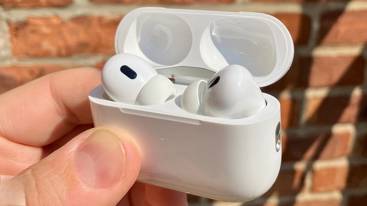 Professional Airpods Pro 2 Wireless Earbuds Up To 2X More Active Noise Cancelling Adaptive Transparency Personalized Spatial Audio Magsafe Charging Case Lightning Bluetooth Headphones For Iphone