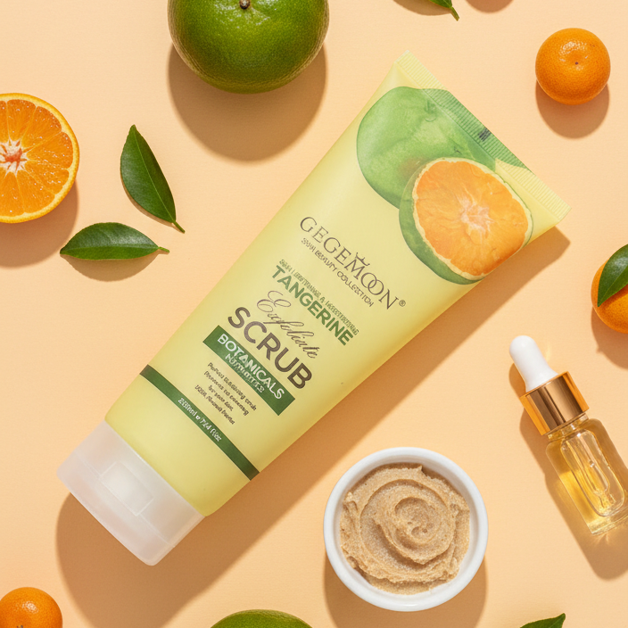 Gegemoon New Fruity Exfoliation Scrub – Deep Cleansing & Brightening Body Scrub (200ml) - Apricot
