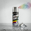 Dolphin Chrome Silver Spray Paint 300ml – High Shine Metallic Finish Spray