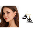 Harry Potter Logo Sign Very Light Weight Earrings For Harry Potter Fans