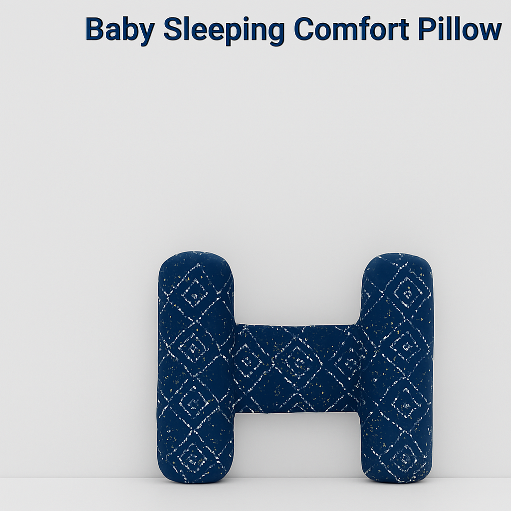 Baby Sleeping Comfort Pillow – Soft Support Pillow For Infants – Ergonomic Shape For Head, Neck And Back – Breathable And Washable Fabric