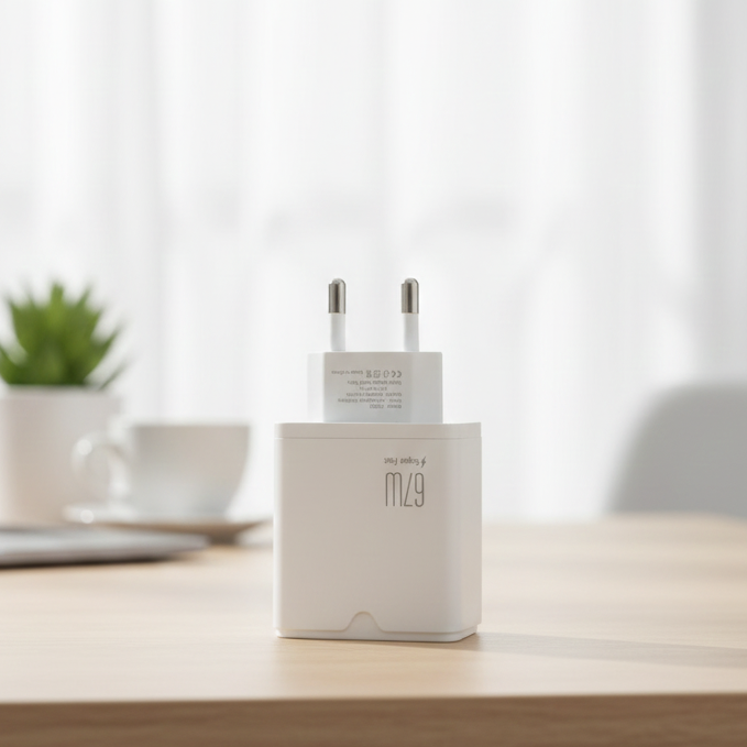 67W Superfast Charger High Speed Charging Durable Quality Compact Design Reliable Utility (Without Box)