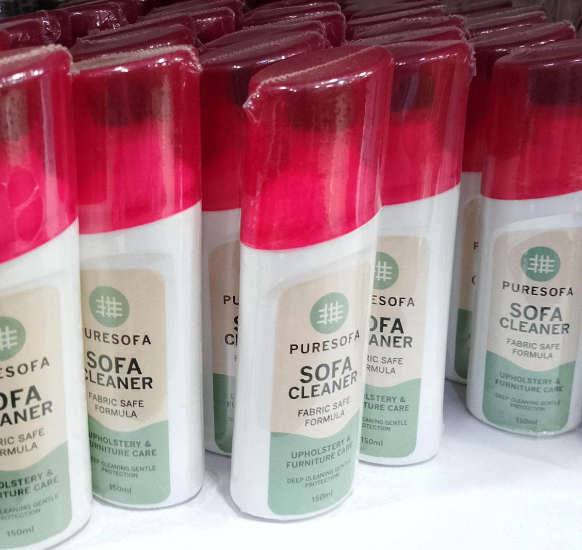 Puresofa | Sofa Cleaner Spray | Upholstery & Fabric Safe | Deep Cleaning | Stain Remover | Fast Dry | Pleasant Scent | 150ml
