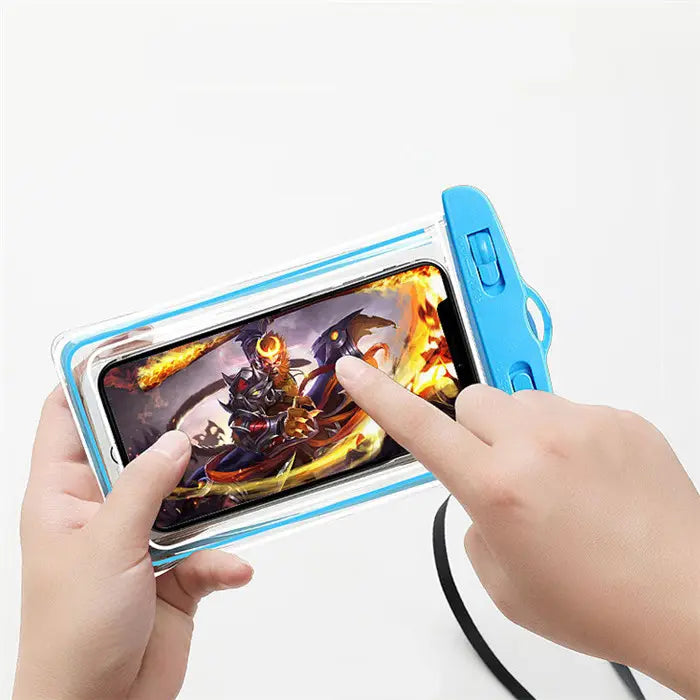 Water Proof Cover Bag For Mobile Max Screen Size Could Be 62 Inches Random Color