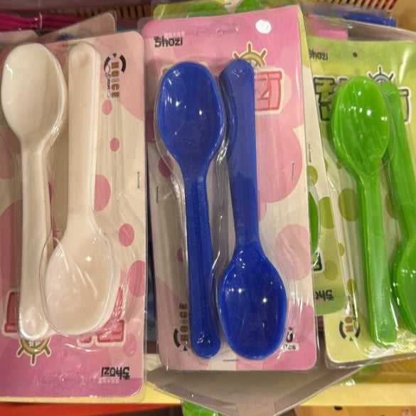 6 Pcs Kitchen Spoon Set - Kitchen Accessory Designed For Food Preparation And Daily Cooking Routine (Random Color)