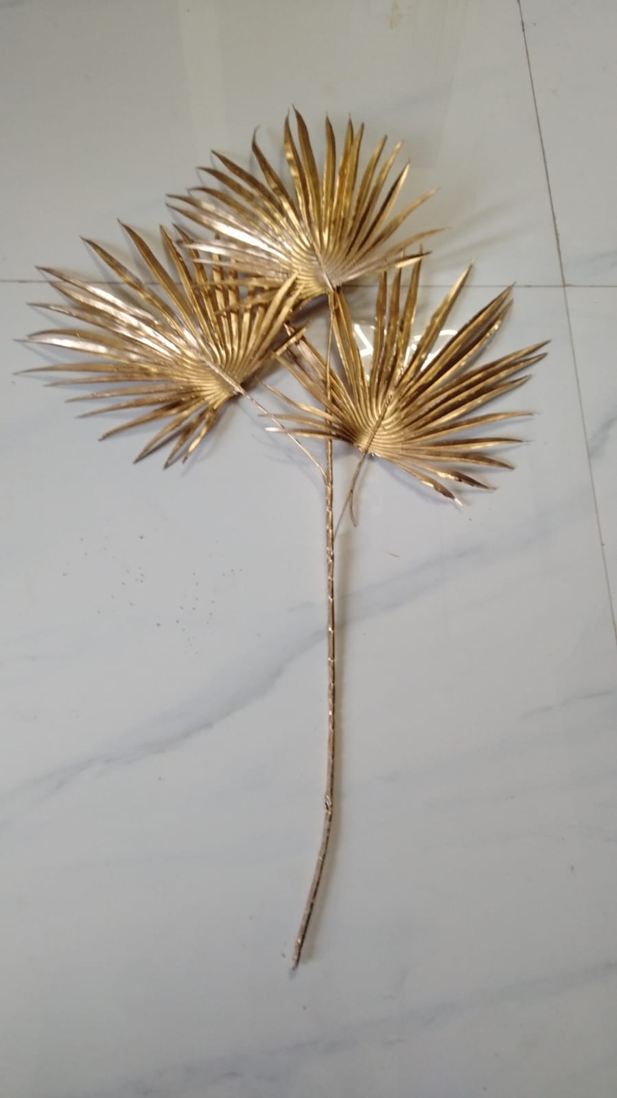 Golden Flower Stick Decorative Accent – 69cm Luxury Artificial Floral Stem for Home & Event Décor