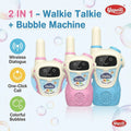2 Pcs Intercom Bubble Machine Walkie Talkie Kids Bubble Maker Toy Fun Outdoor Bubble Blower Toy For Kids