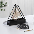 Mosquito Coil Holder, Iron Mosquito Coil Holder In Triangle Shape - Durable Stand Designed For Safe Placement Of Mosquito Coils (Random Color)