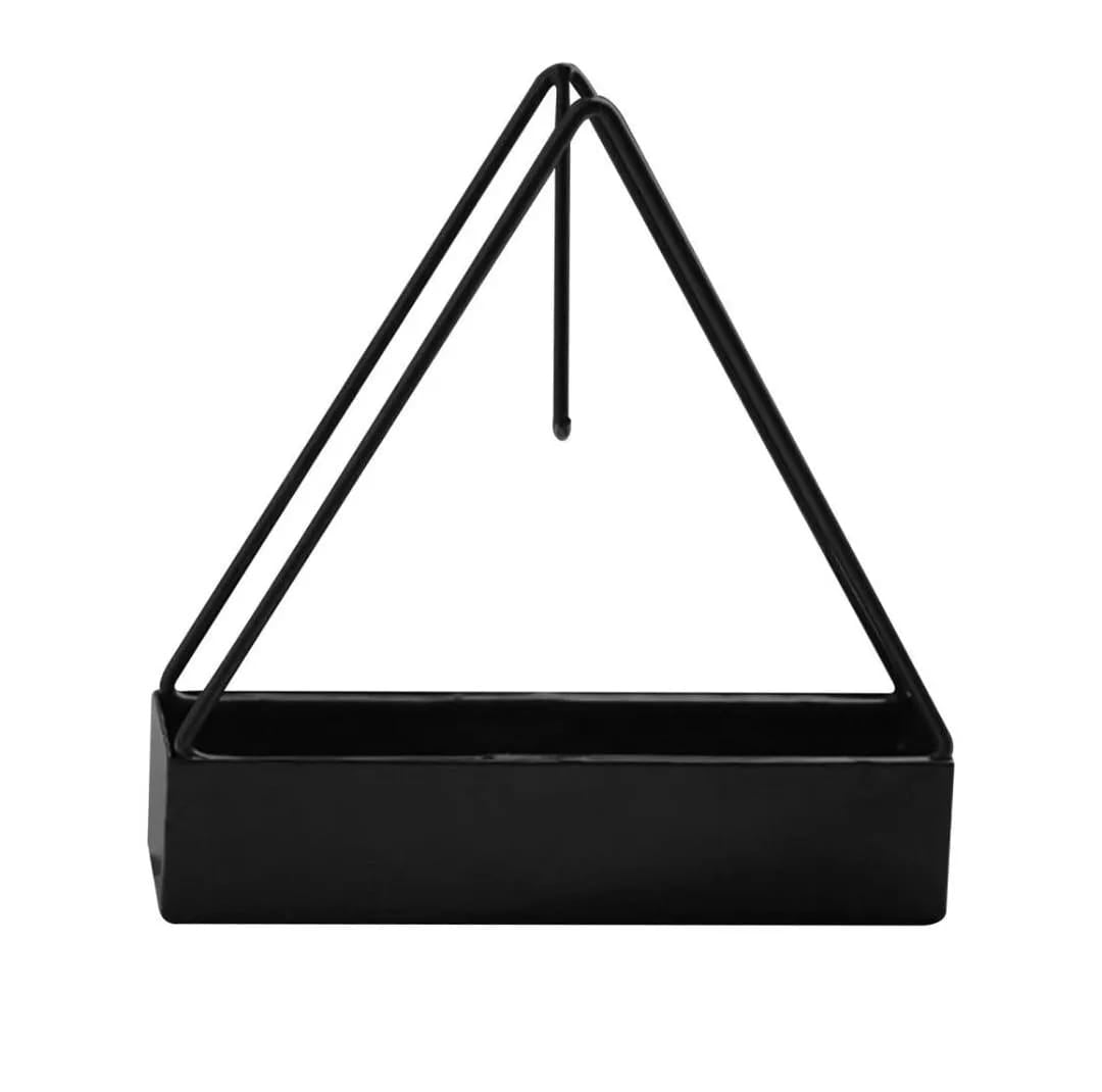 1 Pcs Simple Triangle-shaped Iron Mosquito Coil Holder Creative Hanging Or Standing Incense Burner