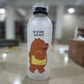 We Bare Bears Panda Water Bottle 1000ml - Cute Cartoon Design Durable Hydration Bottle For School, Gym, Travel, And Outdoor Activities (Random Color)