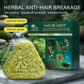 Green Gold Herbal Hair Soap - Natural Cleansing And Nourishing Bar For Healthy Hair And Scalp Maintenance