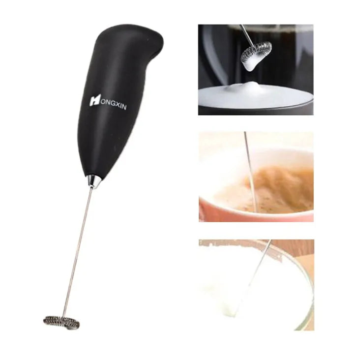 Electric Mini Coffee Beater Mini Electric Egg Beater Random Color Cell Operated