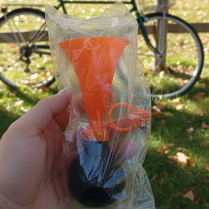 Bicycle Air Horn Bell Loud Sound Easy Use Compact Design Smooth Operation