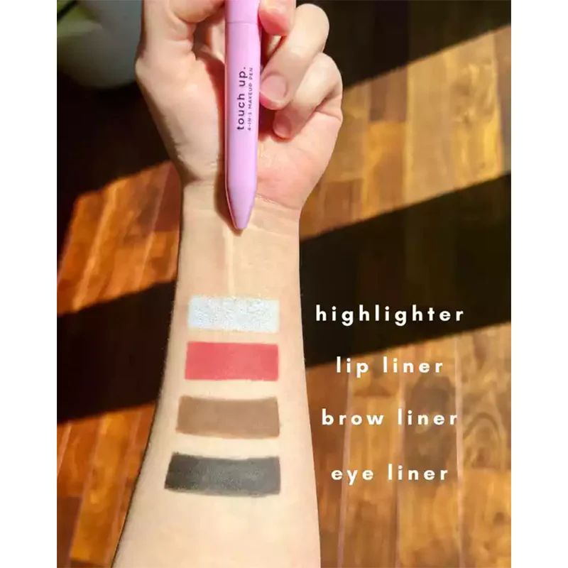 Eye Shadowliner Combination 4 In 1 Makeup Pen Multifunctional Cosmetics Ballpoint Pens Waterproof Eyeliner Eyebrow Pencil Long Lasting Highlighter Stick 1982238