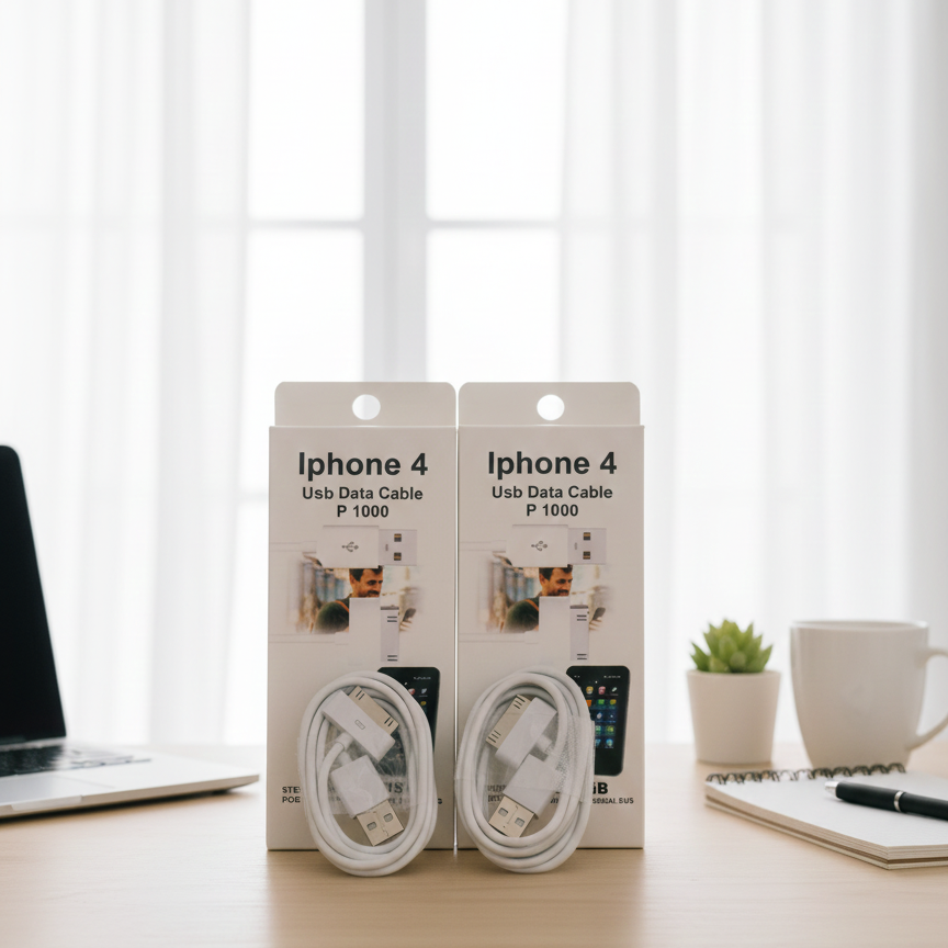 Iphone 4 Usb Data Cable P 1000 Durable Quality Reliable Utility Easy Connectivity Compact Design