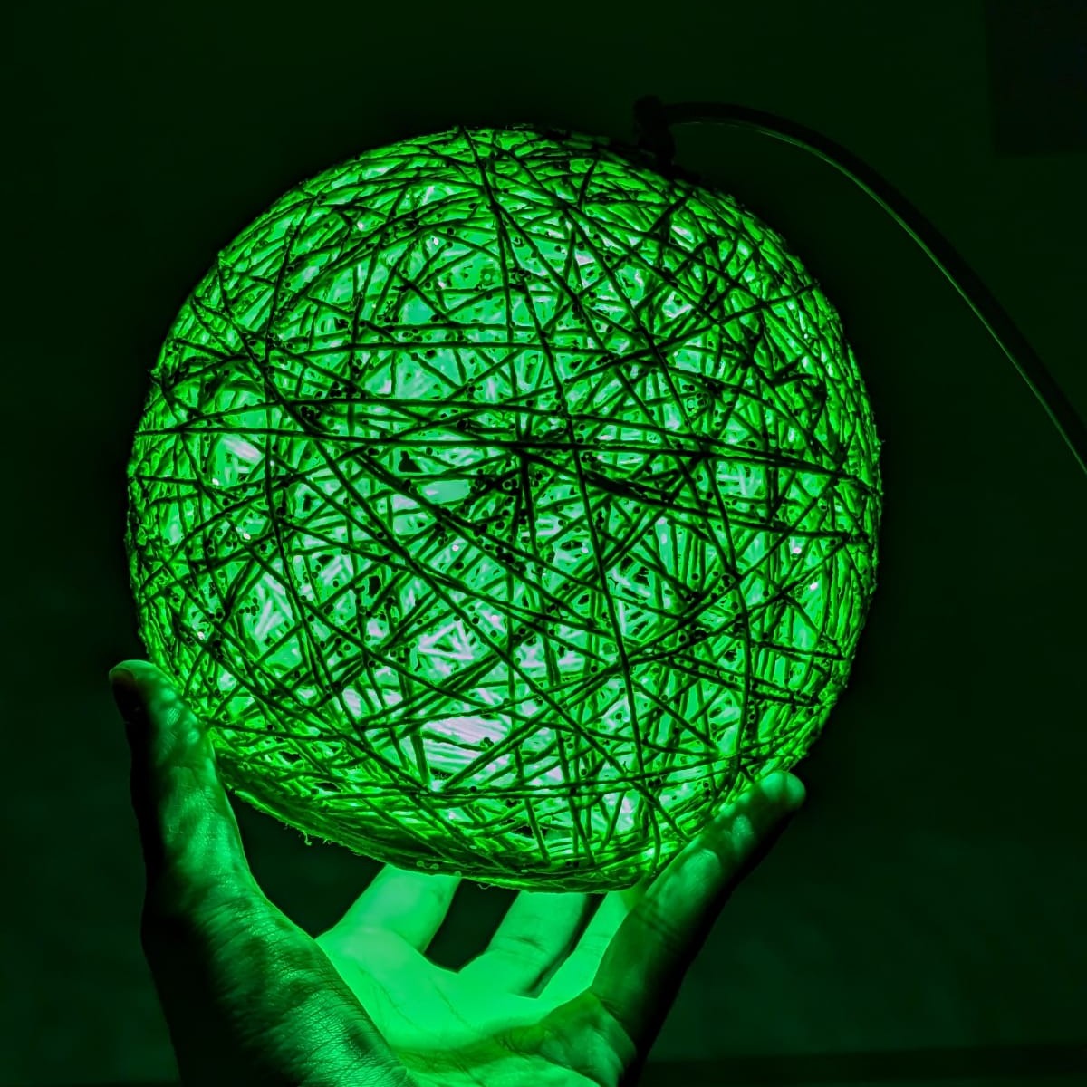String Ball Lamp - Home Decor Product Designed For Lighting And Daily Interior Decoration Routine (Random Color))