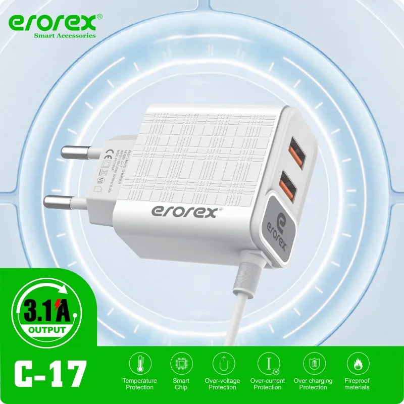 3-in-1 Type-C Fast Charging Cable – 3A Output | Multi-Device USB Charging Cable for Android & Type-C Devices Random Color