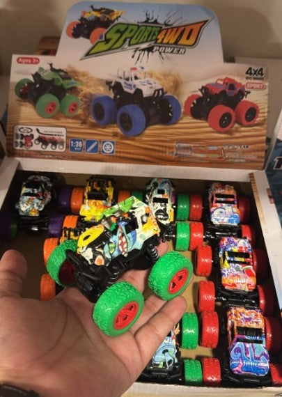 Sport 4WD Power Monster Truck Toy - Toy Accessory Designed For Entertainment And Daily Play Routine (Random Color)