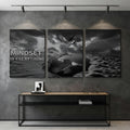 Set Of 3 Motivational Sticky Canvas Frames - Decor Product Designed For Wall Decoration Size: 8x11