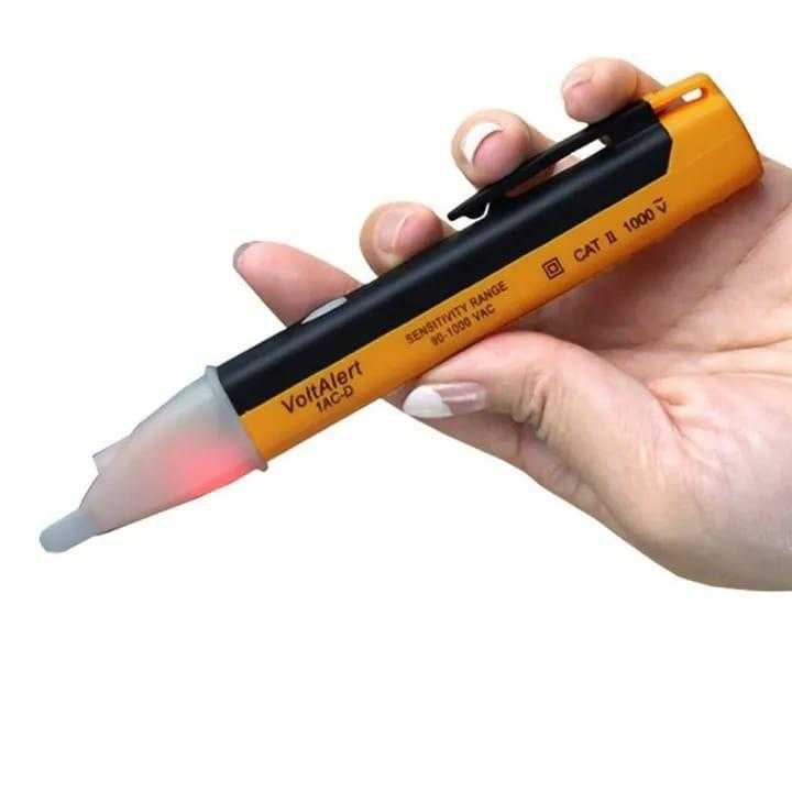 Electric Digital Voltage Tester Pen With LED Indicator And Beep Alert – Portable Household Tool