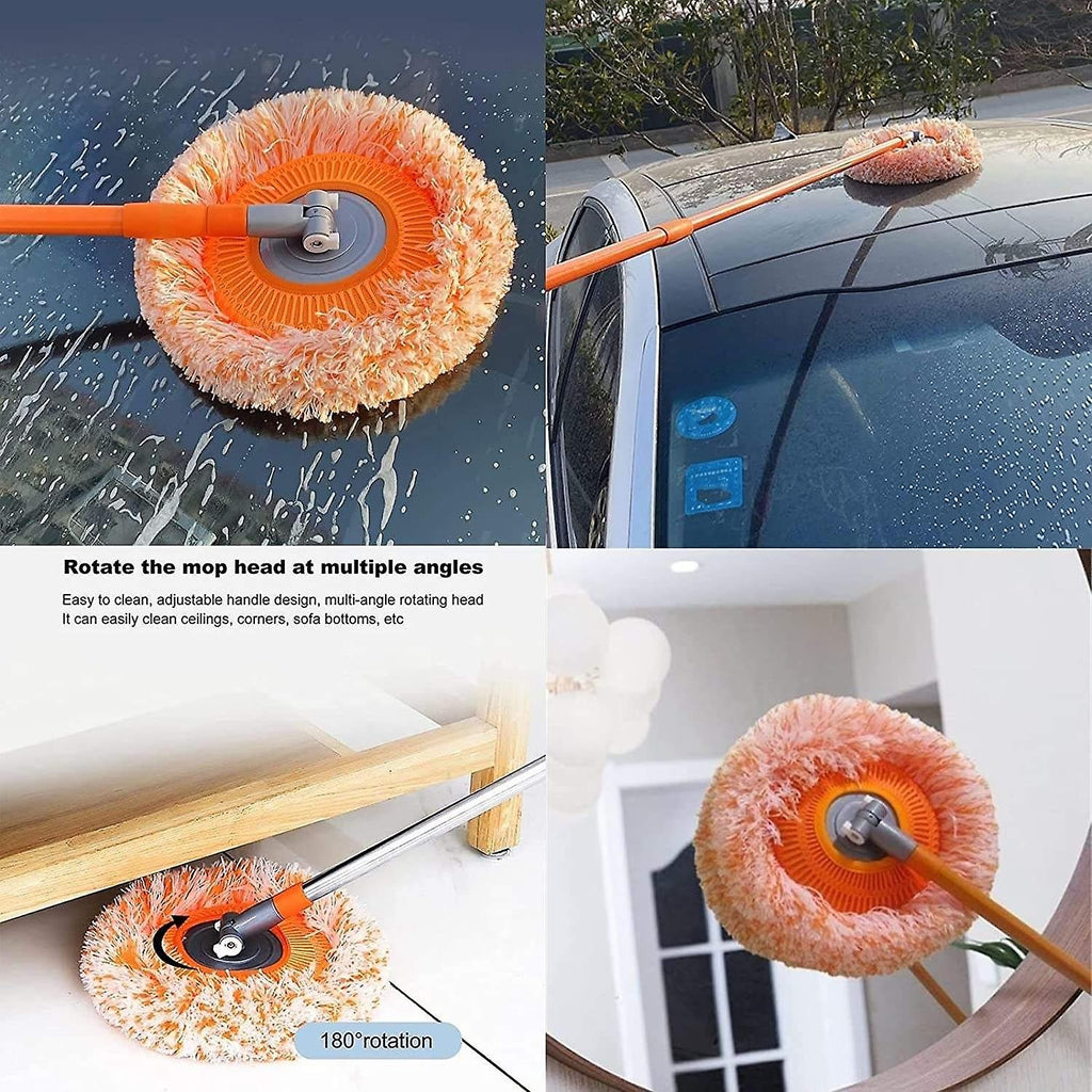 360 Degree Rotatable Adjustable Cleaning Mop Durable Lightweight Easy To Use Practical Choice For Efficient Home And Office Floor Cleaning