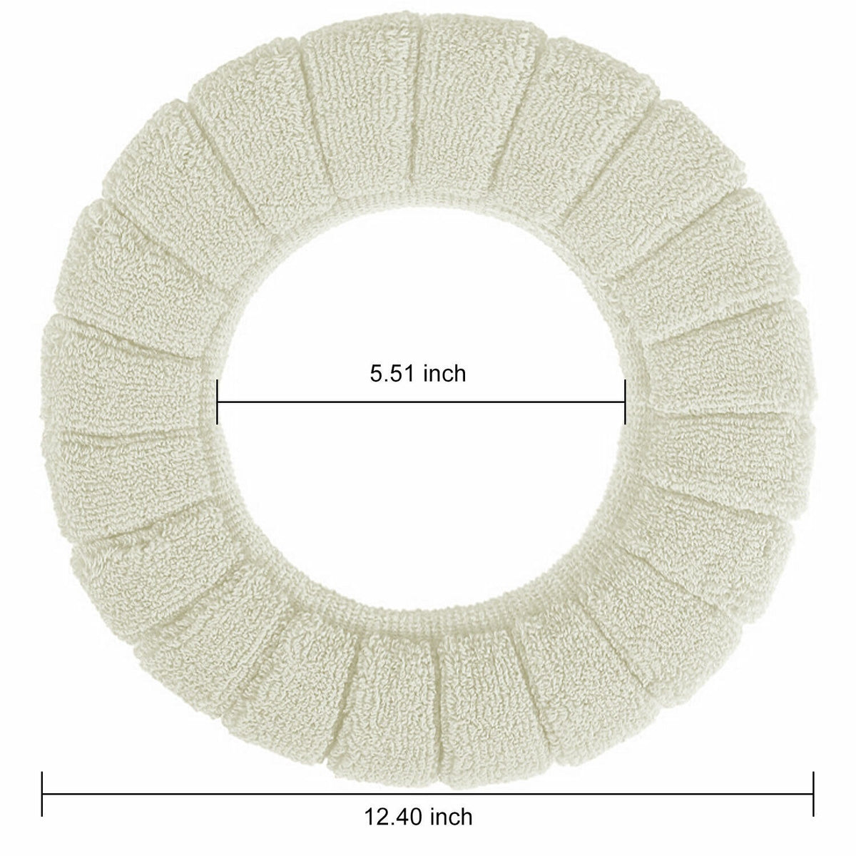 Universal Soft-Touch Cushioned Toilet Seat Cover – Machine Washable Plush Comfort